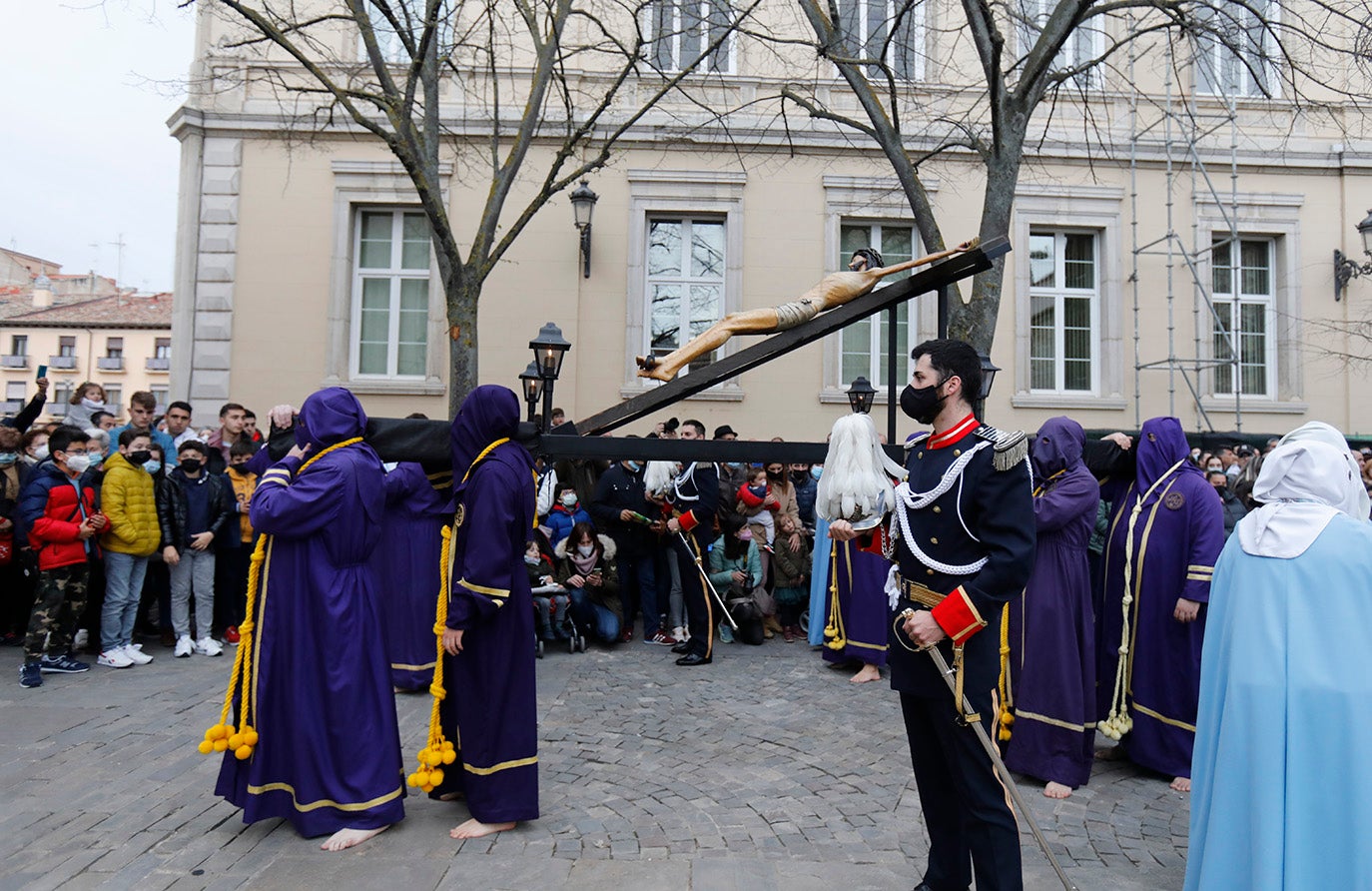 El Crucificado de Palencia se refugia en San Francisco