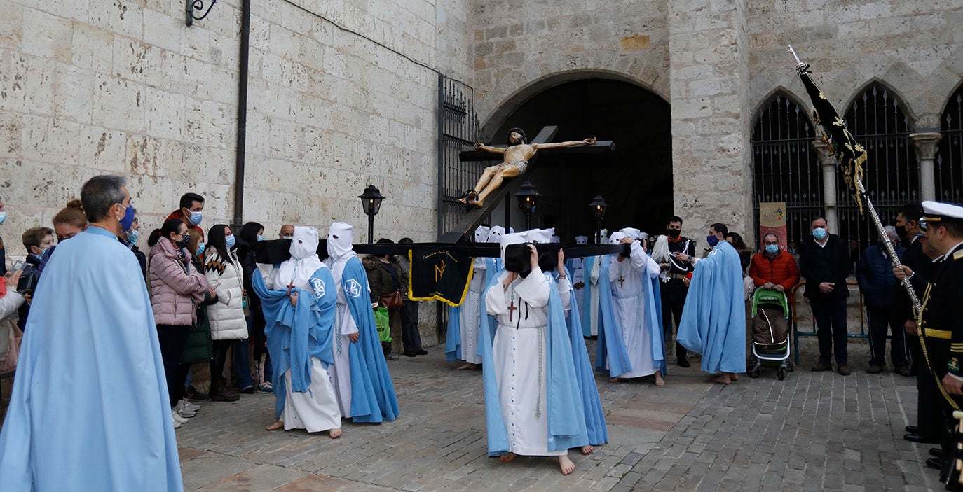 El Crucificado de Palencia se refugia en San Francisco