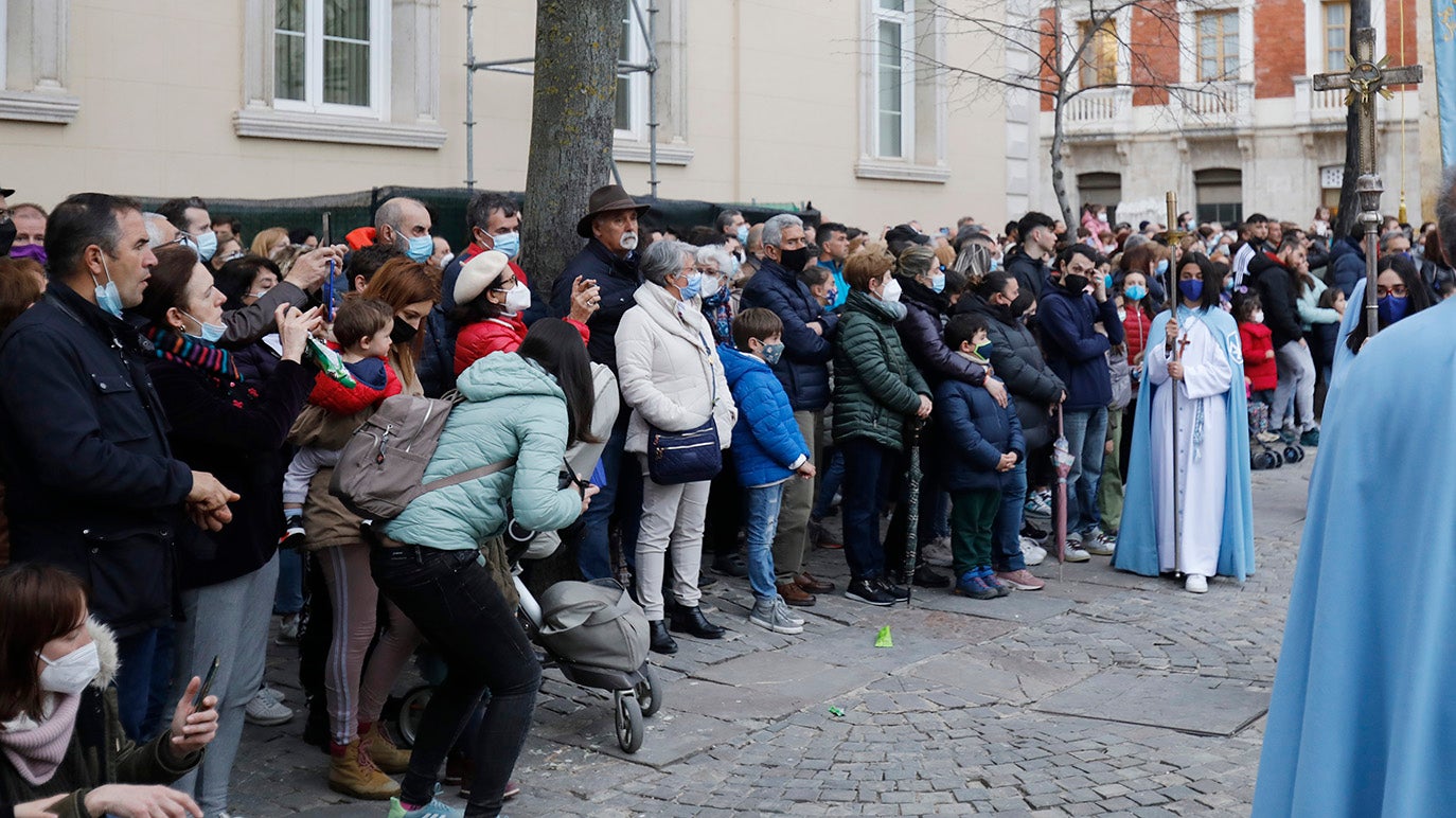 El Crucificado de Palencia se refugia en San Francisco