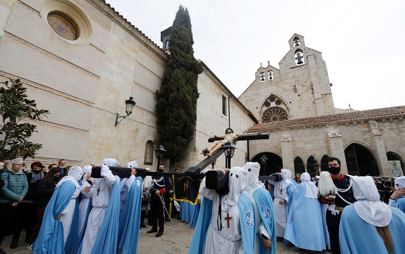 El Crucificado de Palencia se refugia en San Francisco