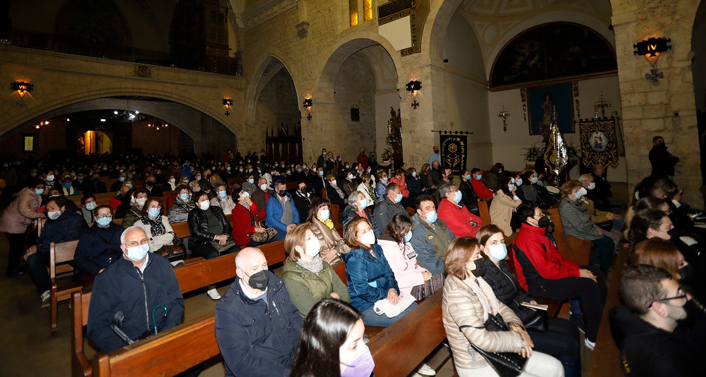 El Crucificado de Palencia se refugia en San Francisco