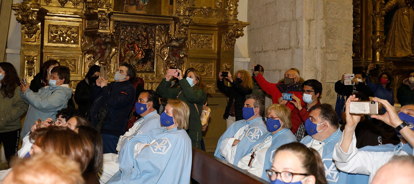 El Crucificado de Palencia se refugia en San Francisco