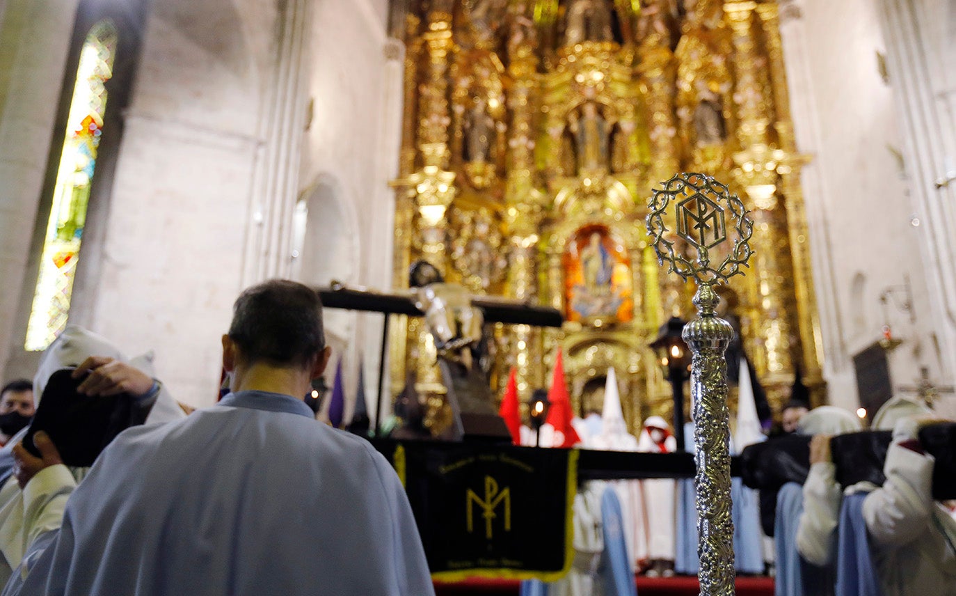 El Crucificado de Palencia se refugia en San Francisco