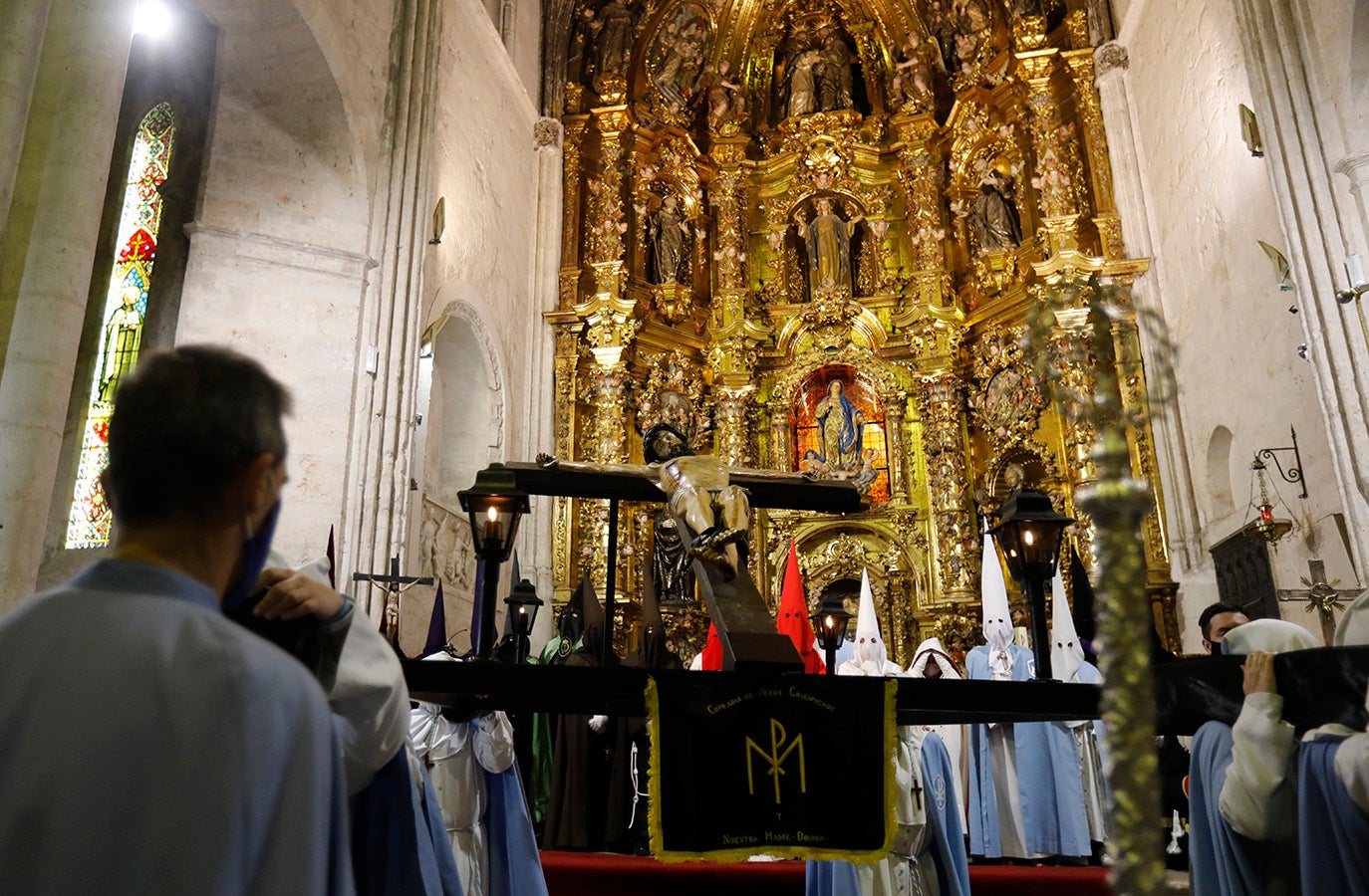 El Crucificado de Palencia se refugia en San Francisco