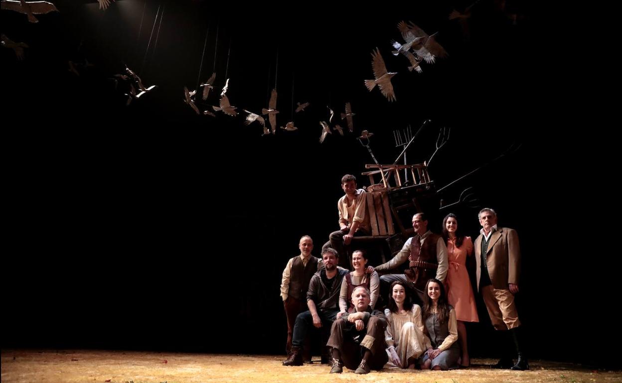 'Estreno de 'Los santos inocentes', en el Calderón. 