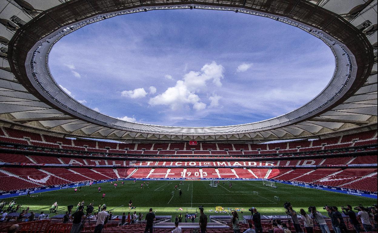 Aspecto general del Metropolitano, antes de un partido.