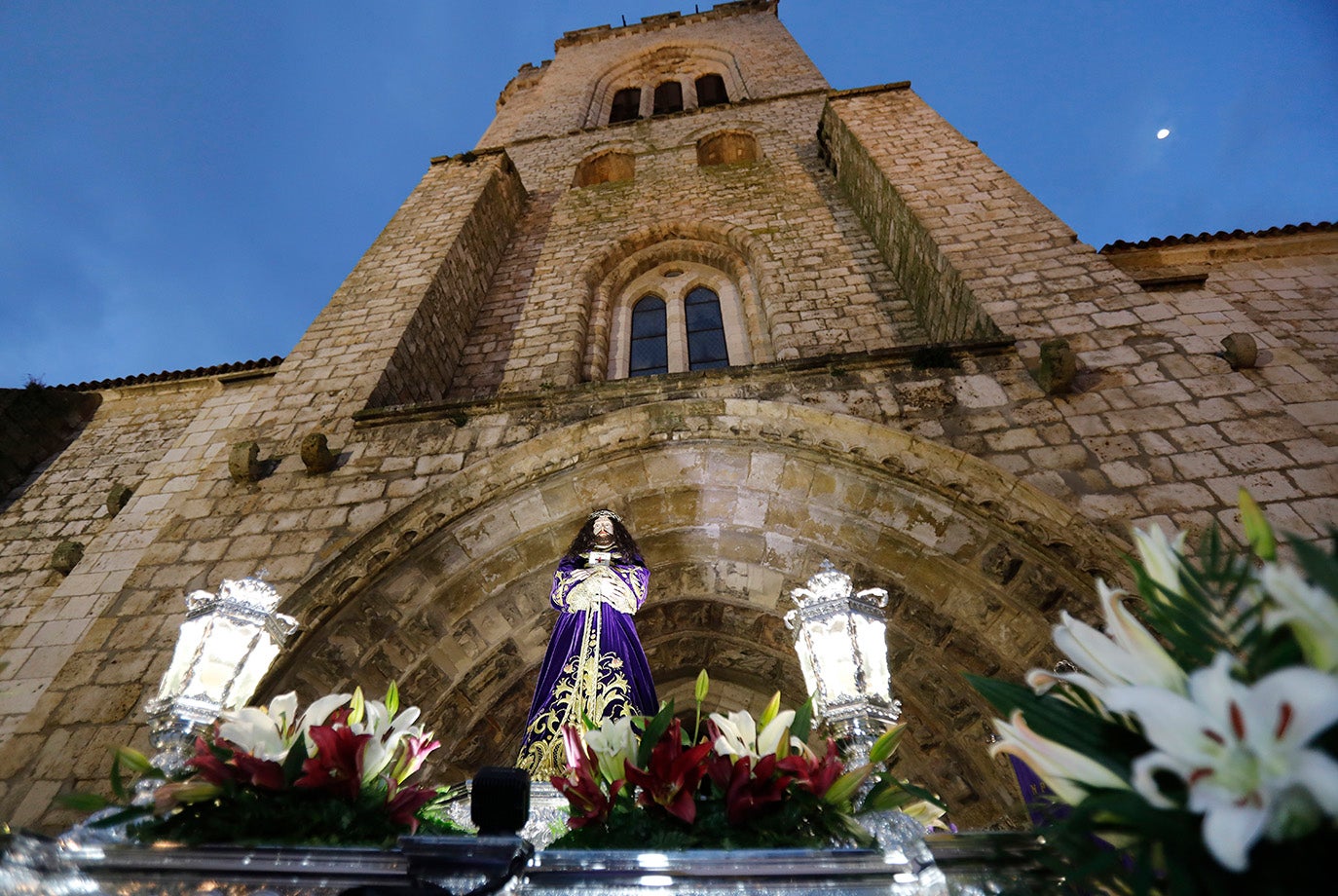 San Miguel enmarca la traición de Judas a Jesús de Medinaceli en Palencia