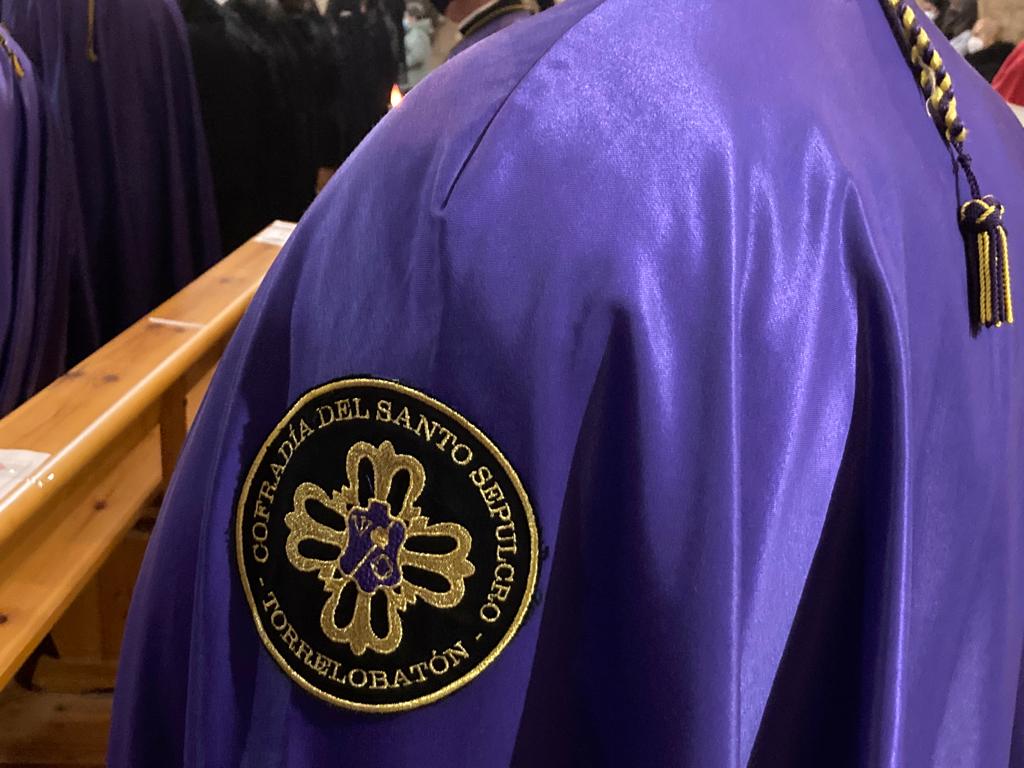 Fotos: Procesión de Lunes Santo en Torrelobatón en el interior de la iglesia (2/3)