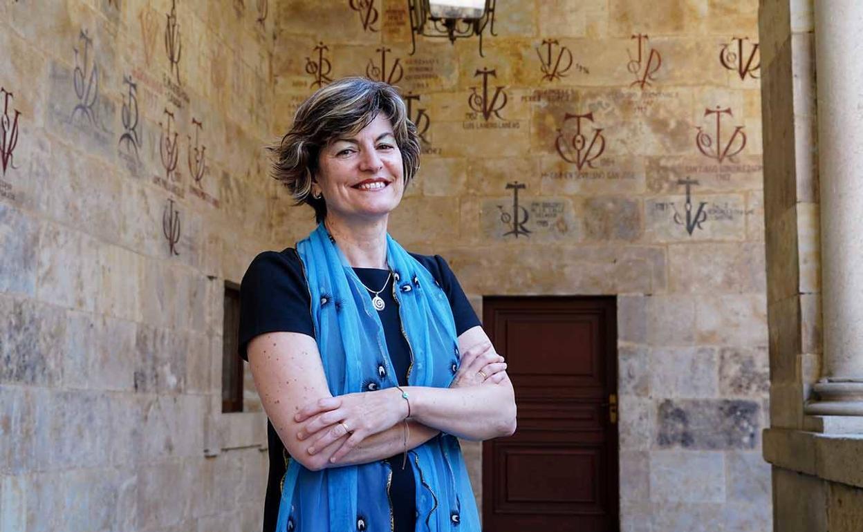 La poeta María Ángeles Pérez López. 