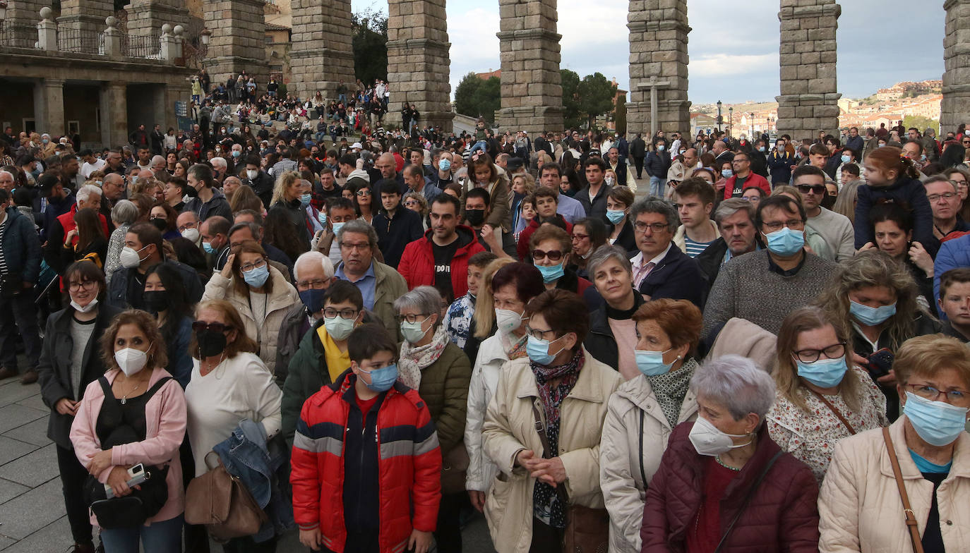 Procesiones de este Jueves Santo en Segovia.