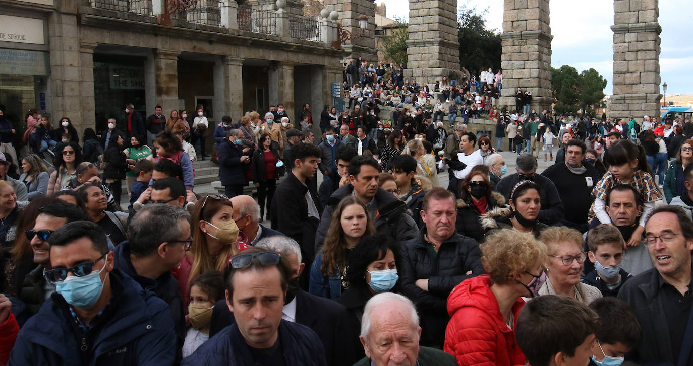 Procesiones de este Jueves Santo en Segovia.