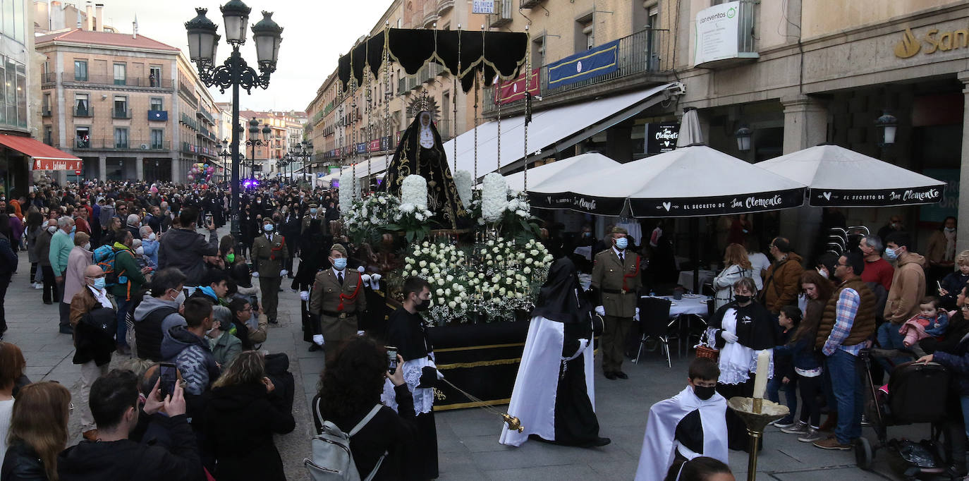 Procesiones de este Jueves Santo en Segovia.