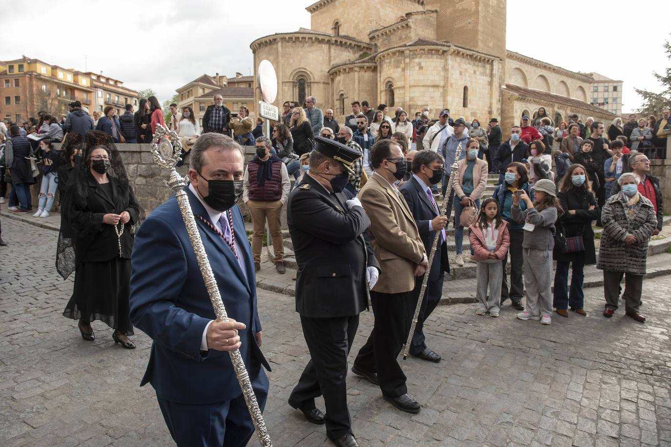 Procesiones de este Jueves Santo en Segovia.