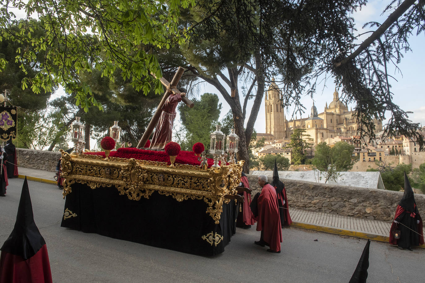Procesiones de este Jueves Santo en Segovia.