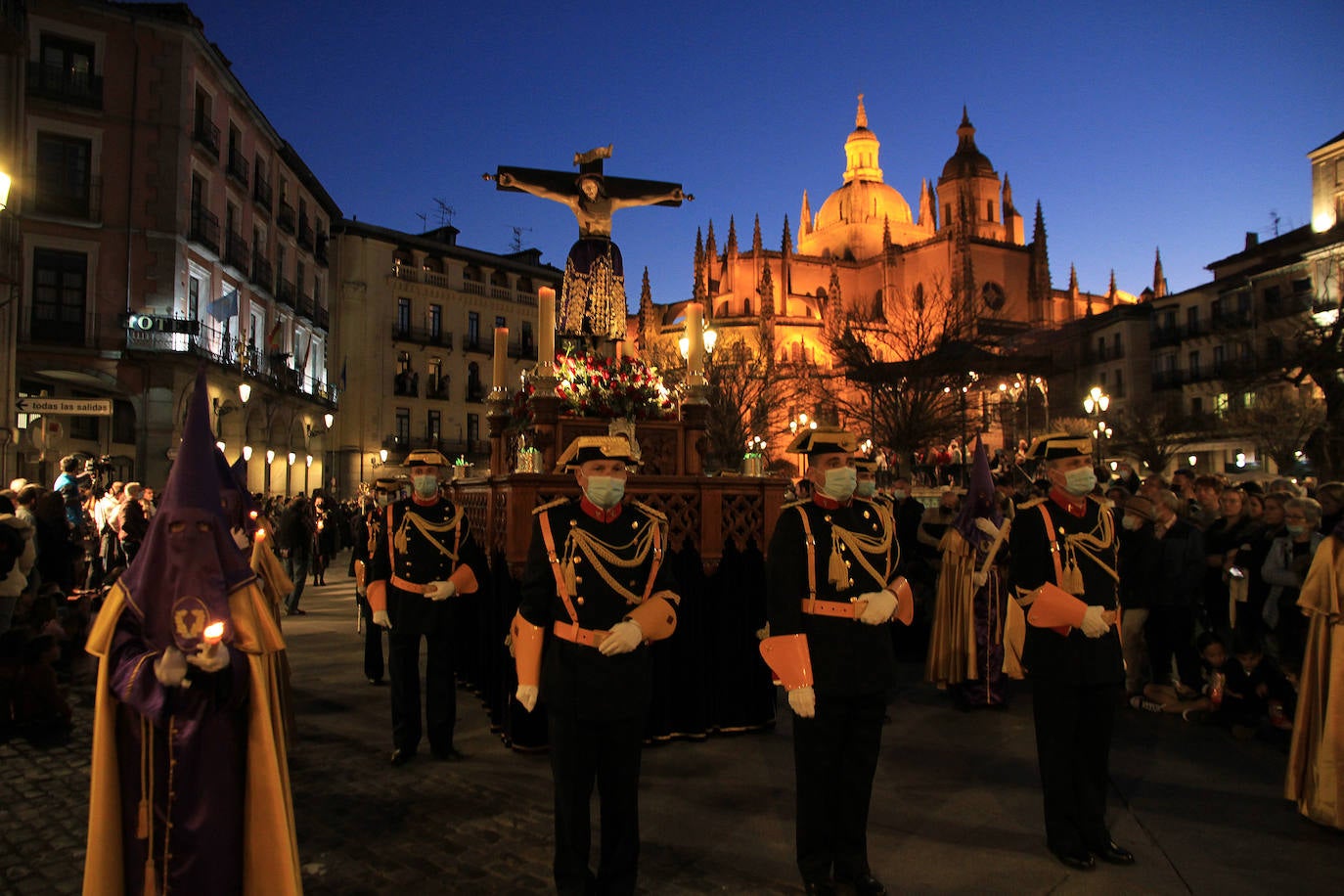 Un momento del cortejo. 