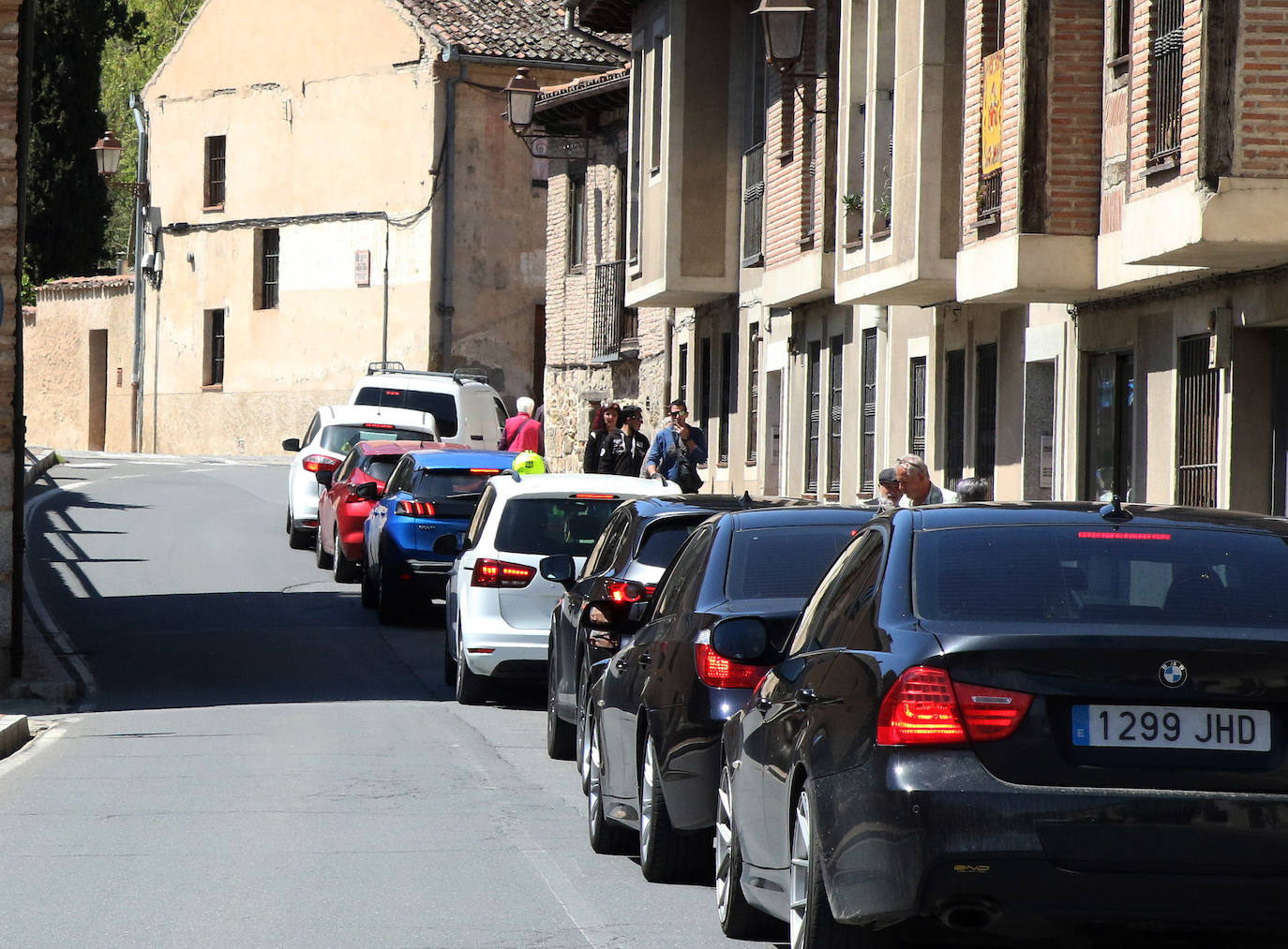 Tráfico en Segovia durante la Semana Santa 