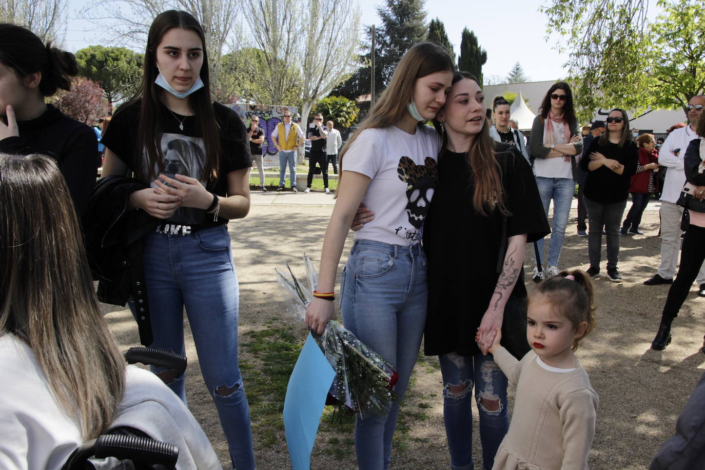 Fotos: Concentración en Laguna de Duero en el segundo aniversario de la muerte de David