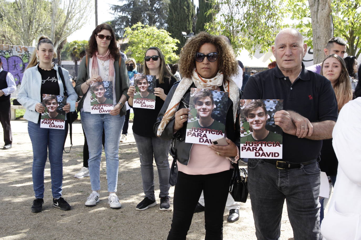 Fotos: Concentración en Laguna de Duero en el segundo aniversario de la muerte de David