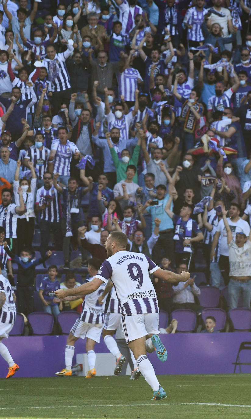 Partido entre el Valladolid y el Almería disputado en el José Zorrilla.