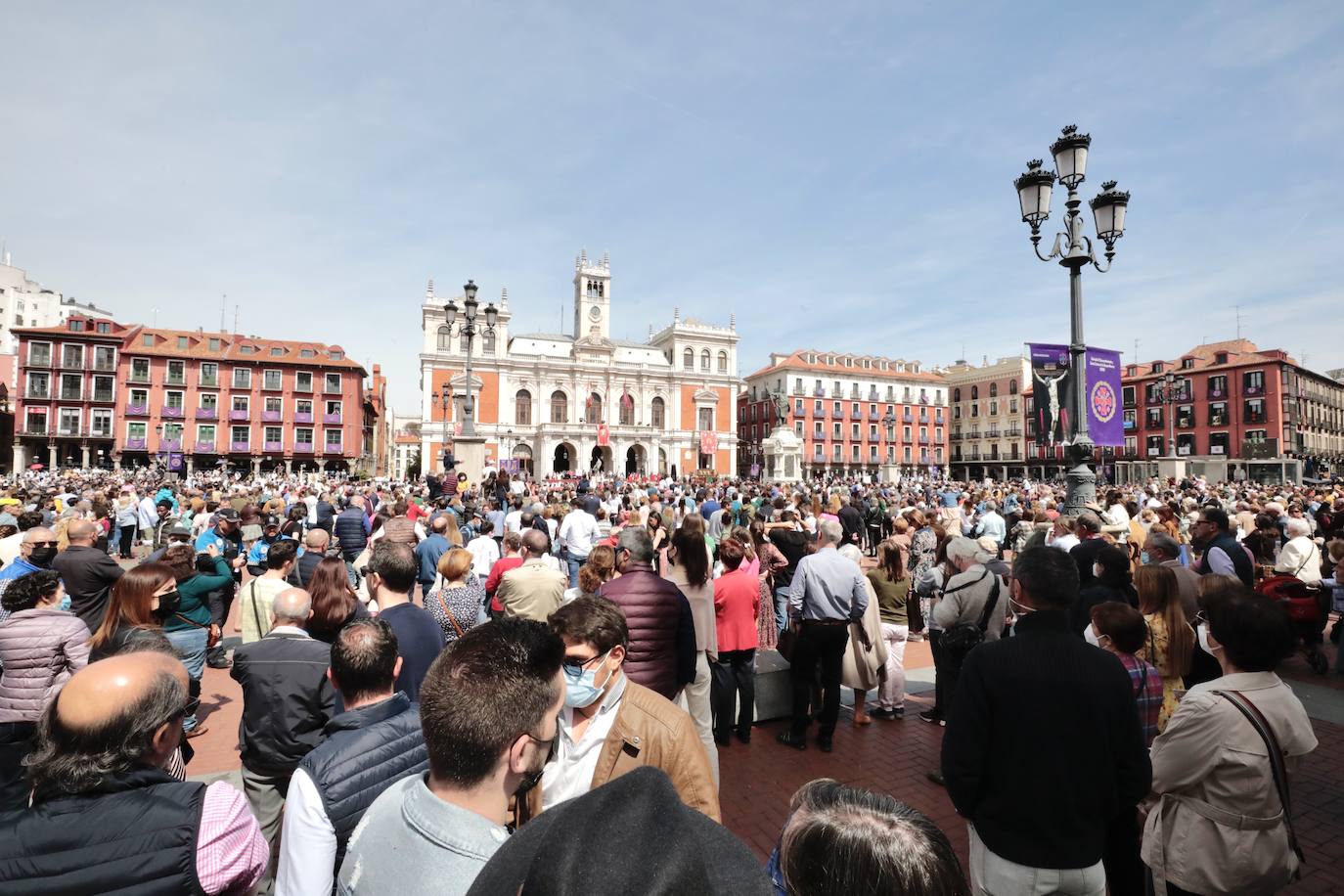 El buen tiempo preside el Domingo de Resurrección en Valladolid.