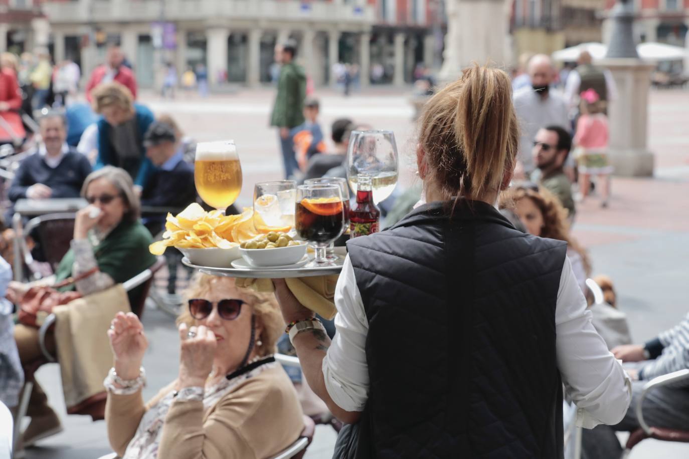 El buen tiempo preside el Domingo de Resurrección en Valladolid.
