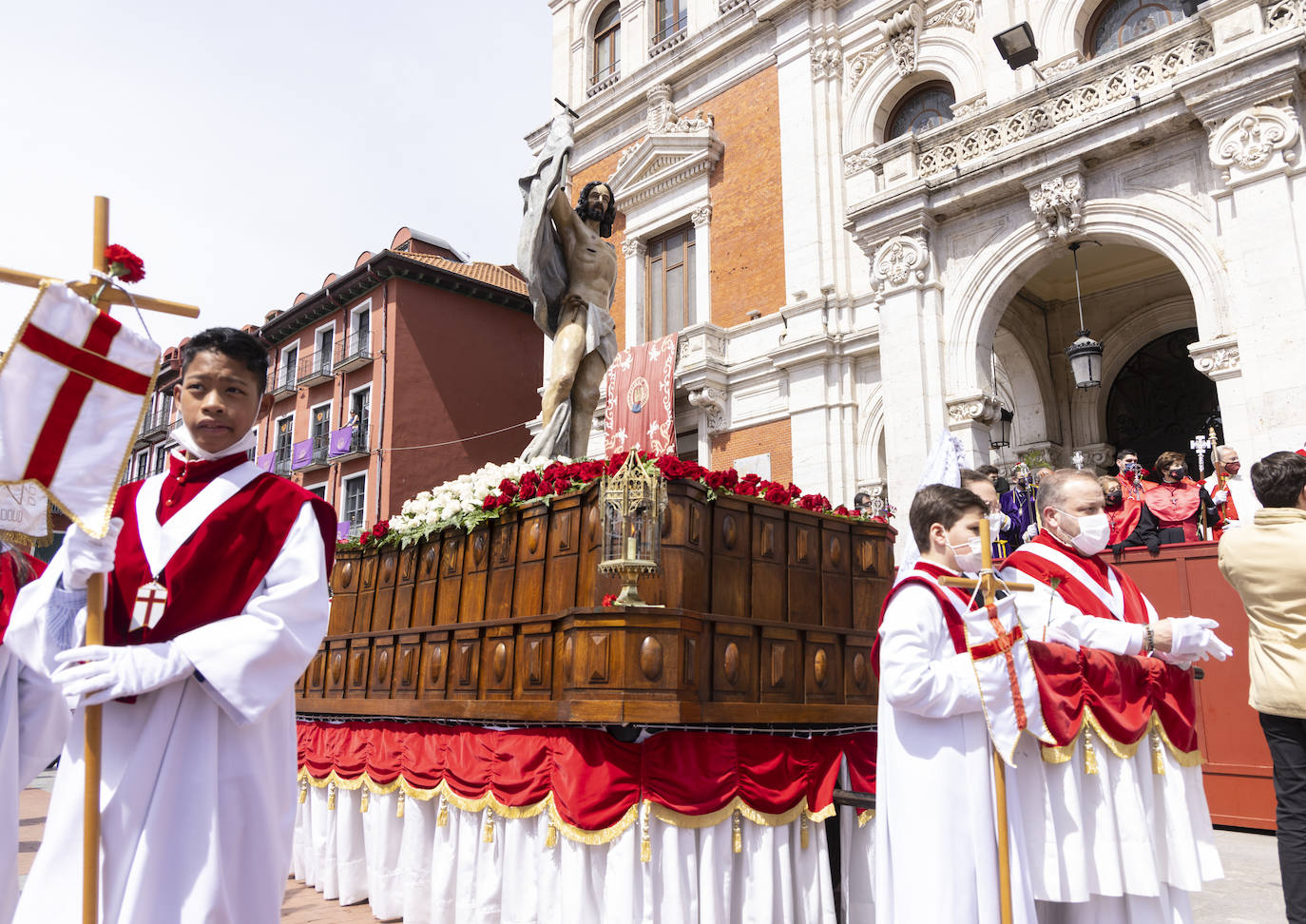 Fotos: Procesión del Encuentro en la Semana Santa de Valladolid (1/3)
