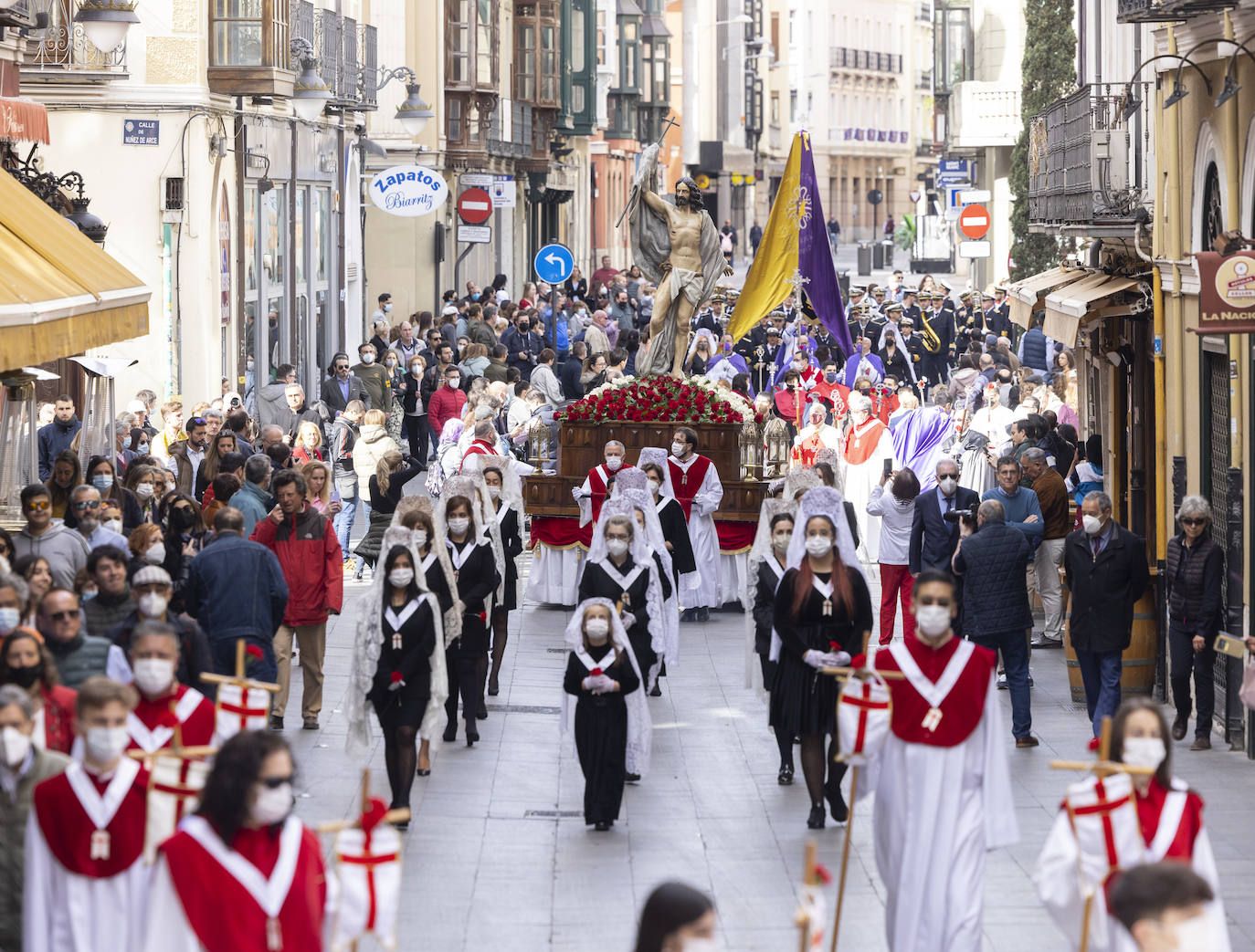 Fotos: Procesión del Encuentro en la Semana Santa de Valladolid (1/3)