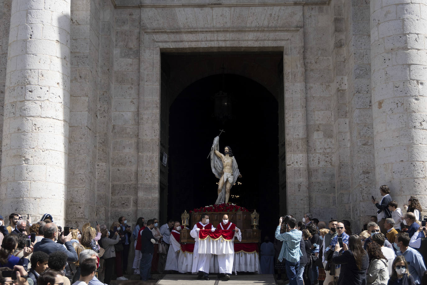 Fotos: Procesión del Encuentro en la Semana Santa de Valladolid (1/3)