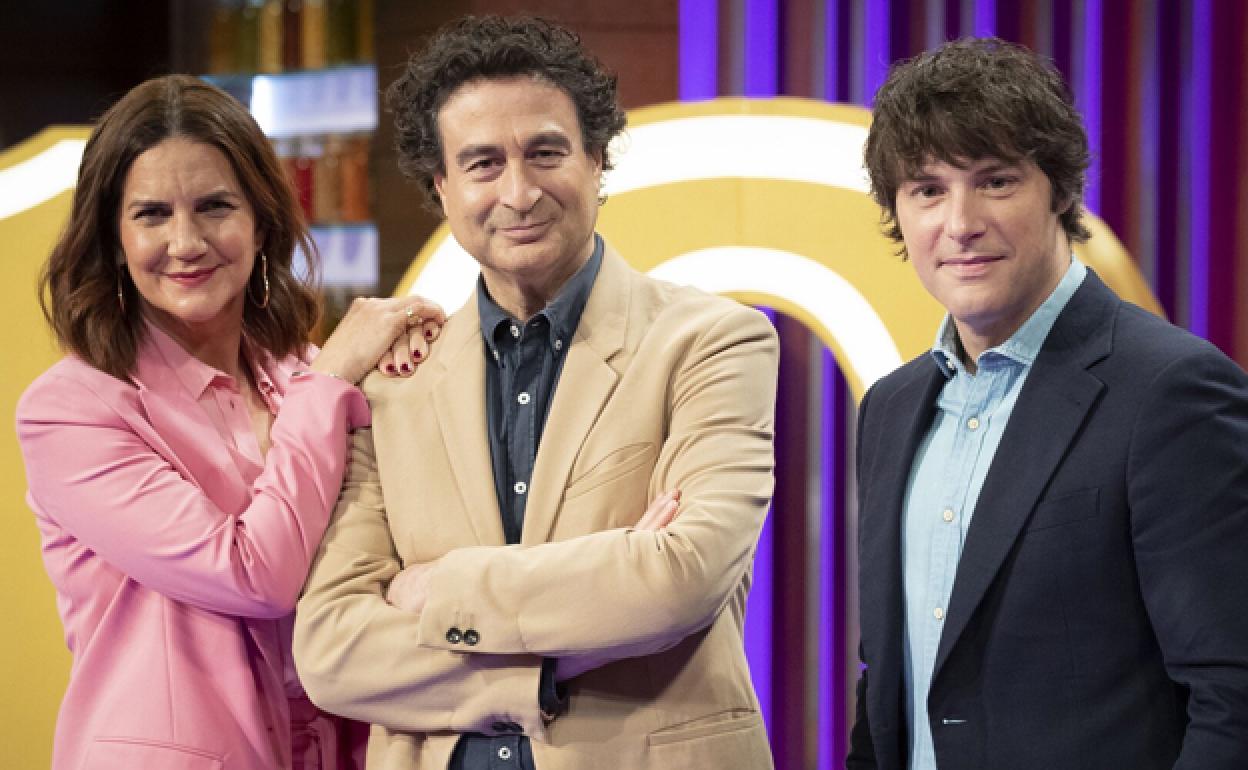 Samantha Vallejo-Nágera, Pepe Rodríguez y Jordi Cruz. 