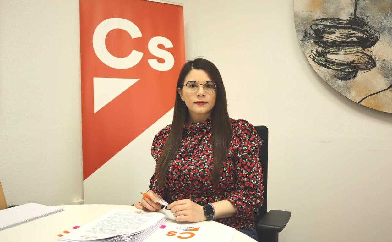 Gema Gómez, diputada provincial de Ciudadanos y vicepresidenta de la Diputación de Valladolid. 