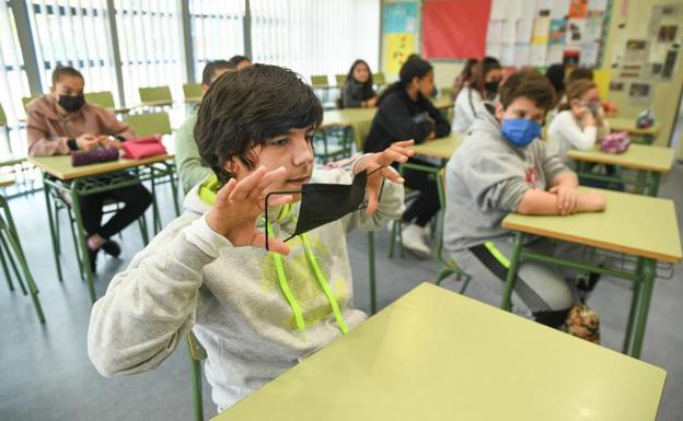 Dudas en el primer día de colegio sin mascarilla