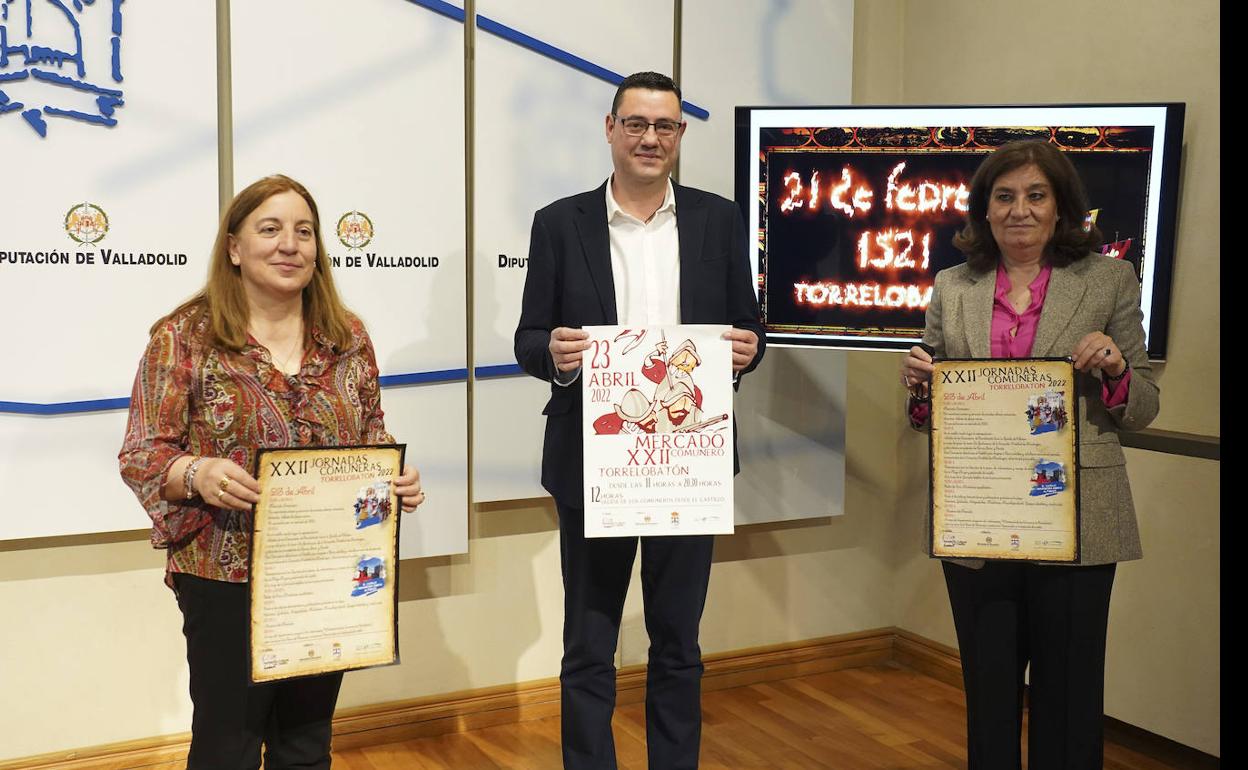 Presetnación de las jornadas comunears en la Diputación de Valladolid. 