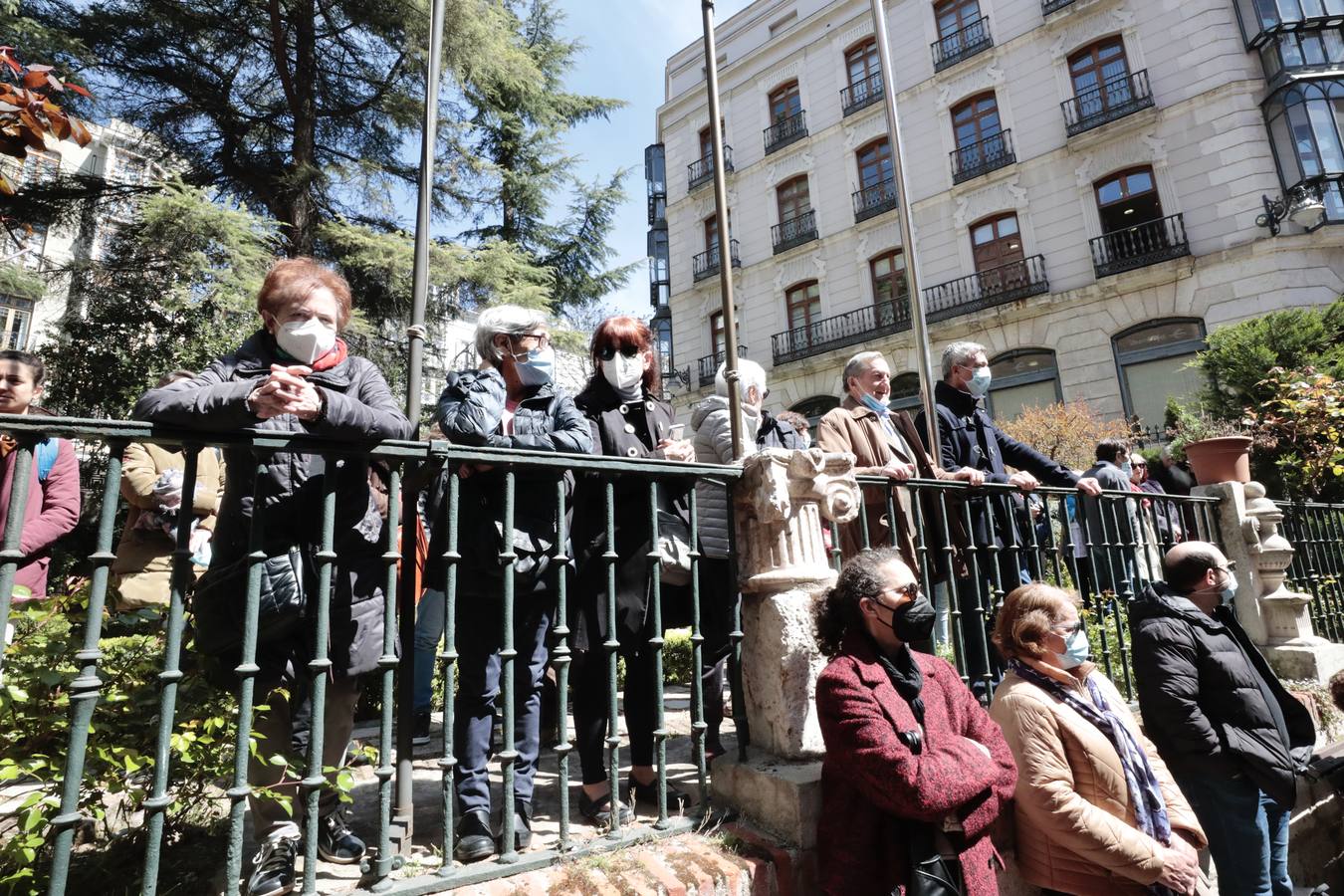 Fotos: Homenaje a Cervantes en su casa de Valladolid