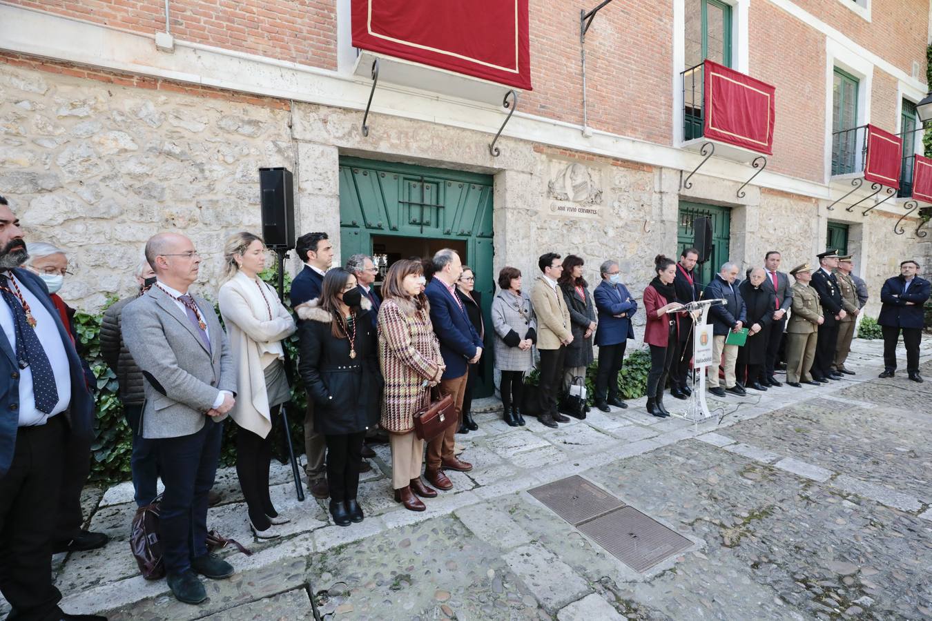 Fotos: Homenaje a Cervantes en su casa de Valladolid