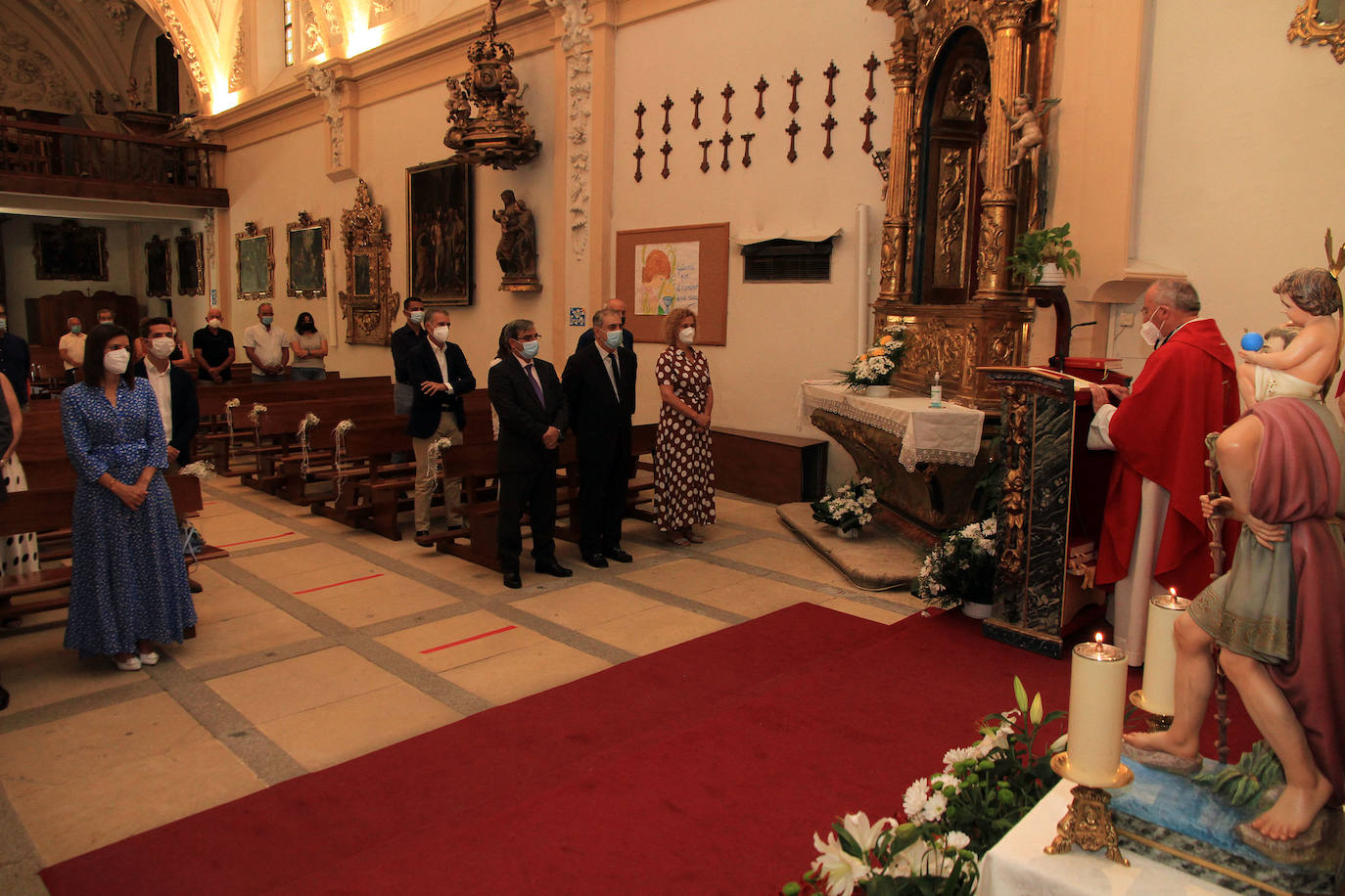 Celebración de una misa en Segovia.