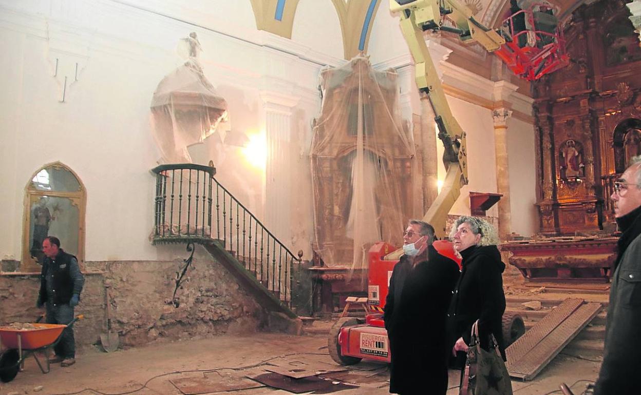 Olombrada impulsa con 13.000 euros la restauración de la iglesia de Moraleja