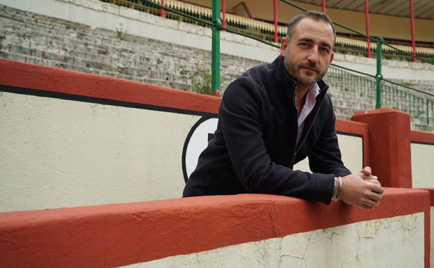 El doctor Merino, en la plaza de toros de Valladolid. 