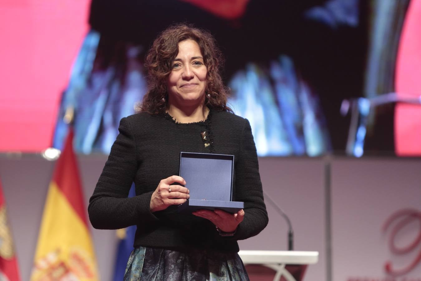 Premio Castilla y León de las Artes al Museo Casa Botines Gaudí de León. Recoge el galardón la directora del museo, Noemí Martínez