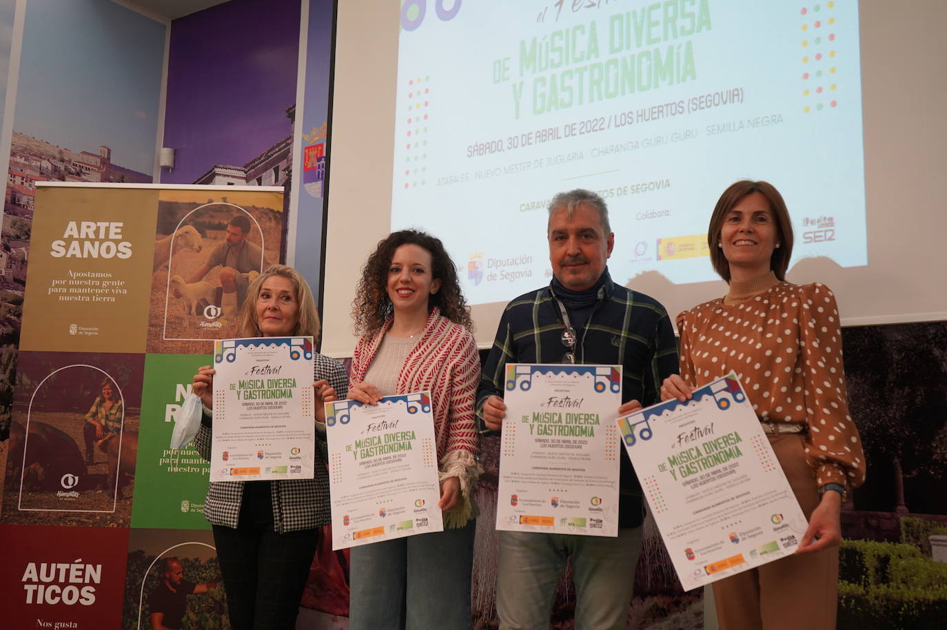 Presentación del festival que se celebrará durante el próximo fin de semana en Los Huertos.