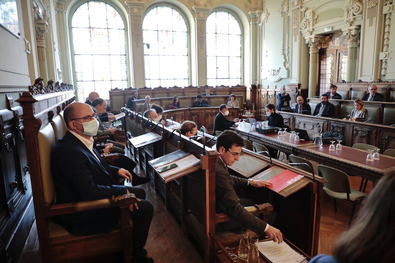 Fotos: Pleno sobre el soterramiento en el Ayuntamiento de Valladolid