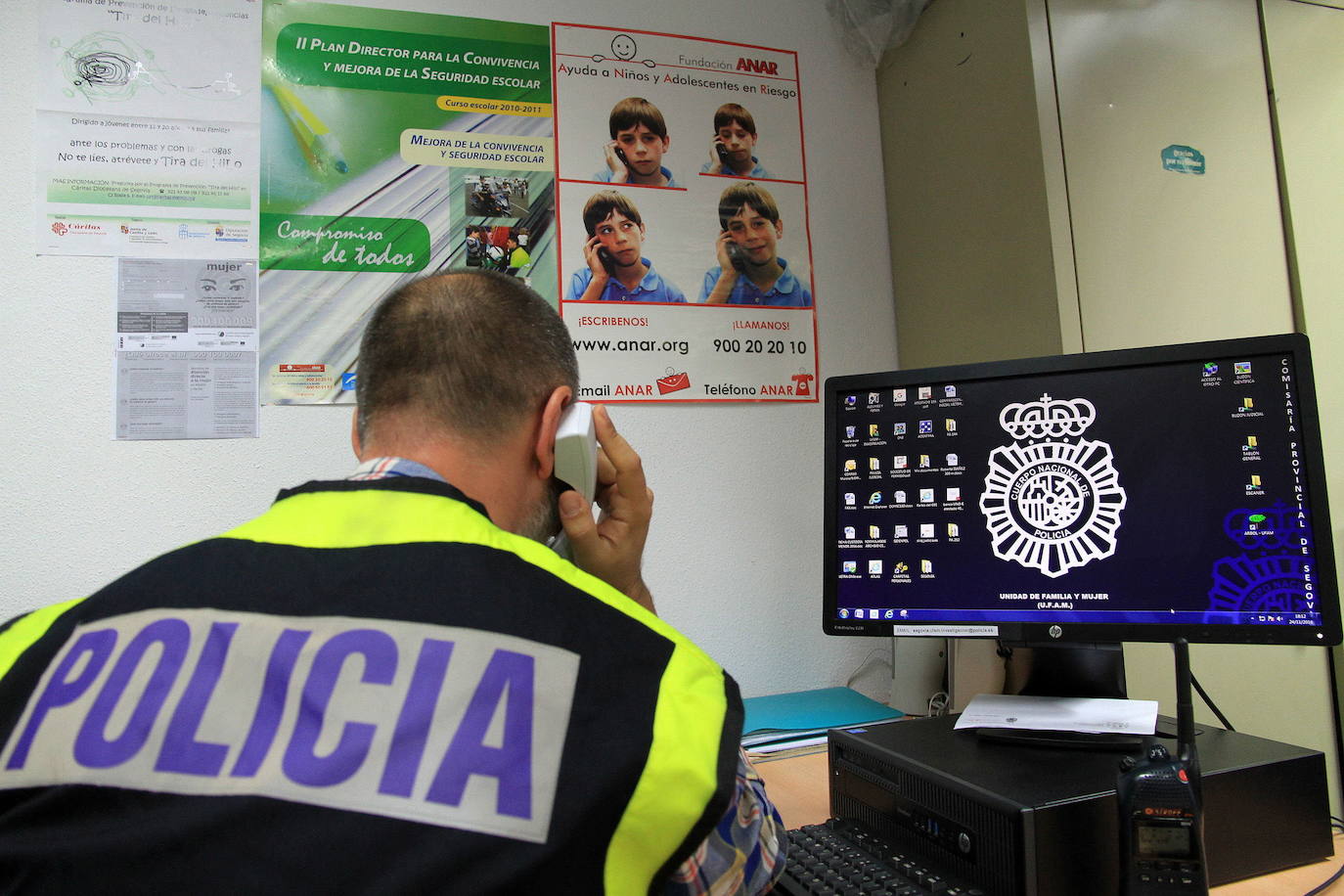 Las intervenciones de oficio aumentan hasta suponer el 4% de los avisos de violencia machista