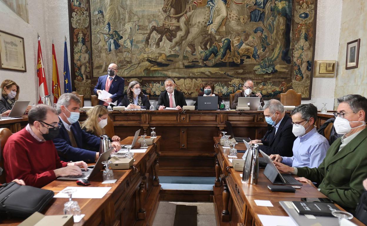 Celebración del Consejo de Gobierno de este jueves. 