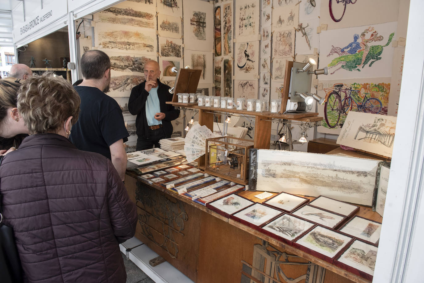 Primer día de la Feria de Artesanía de Segovia.