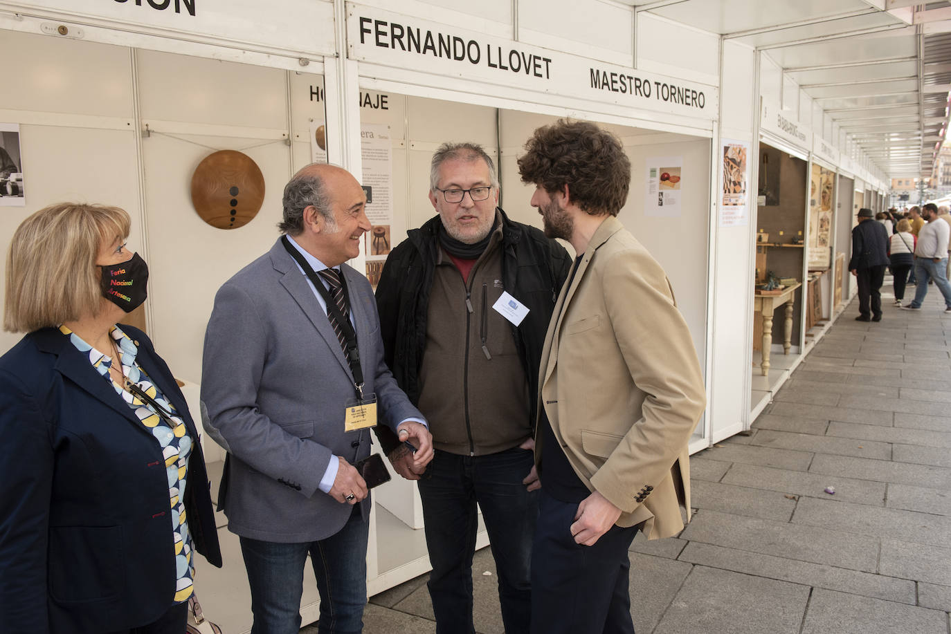 Primer día de la Feria de Artesanía de Segovia.