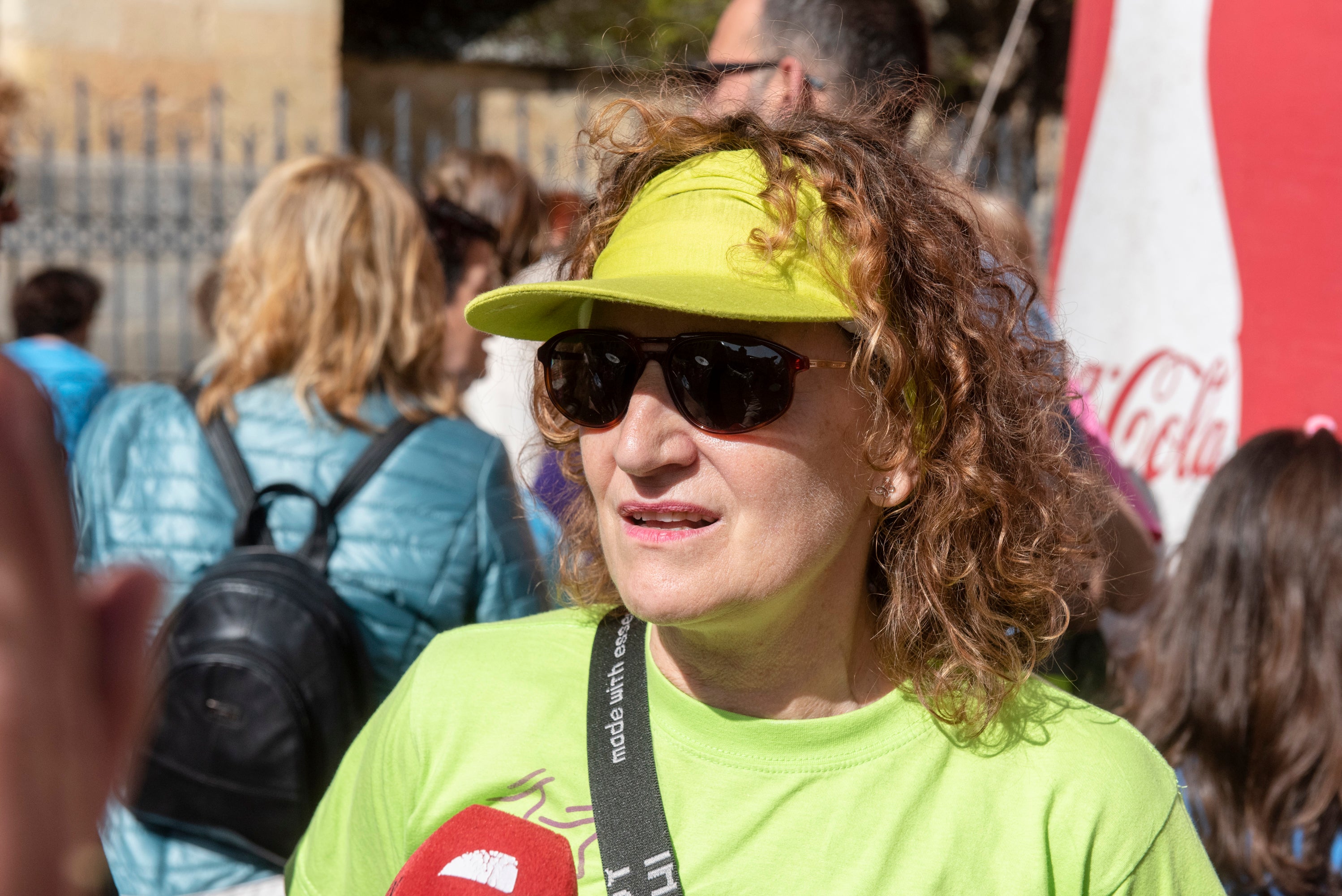 Cientos de mujeres marchan este 1 de mayo por las calles de Segovia.