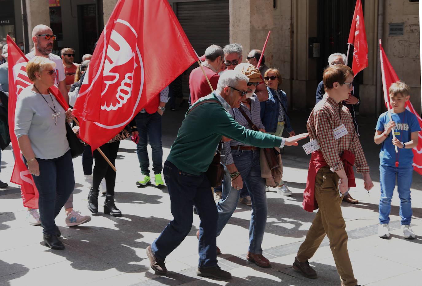 Fotos: Manifestación del Primero de Mayo en Palencia