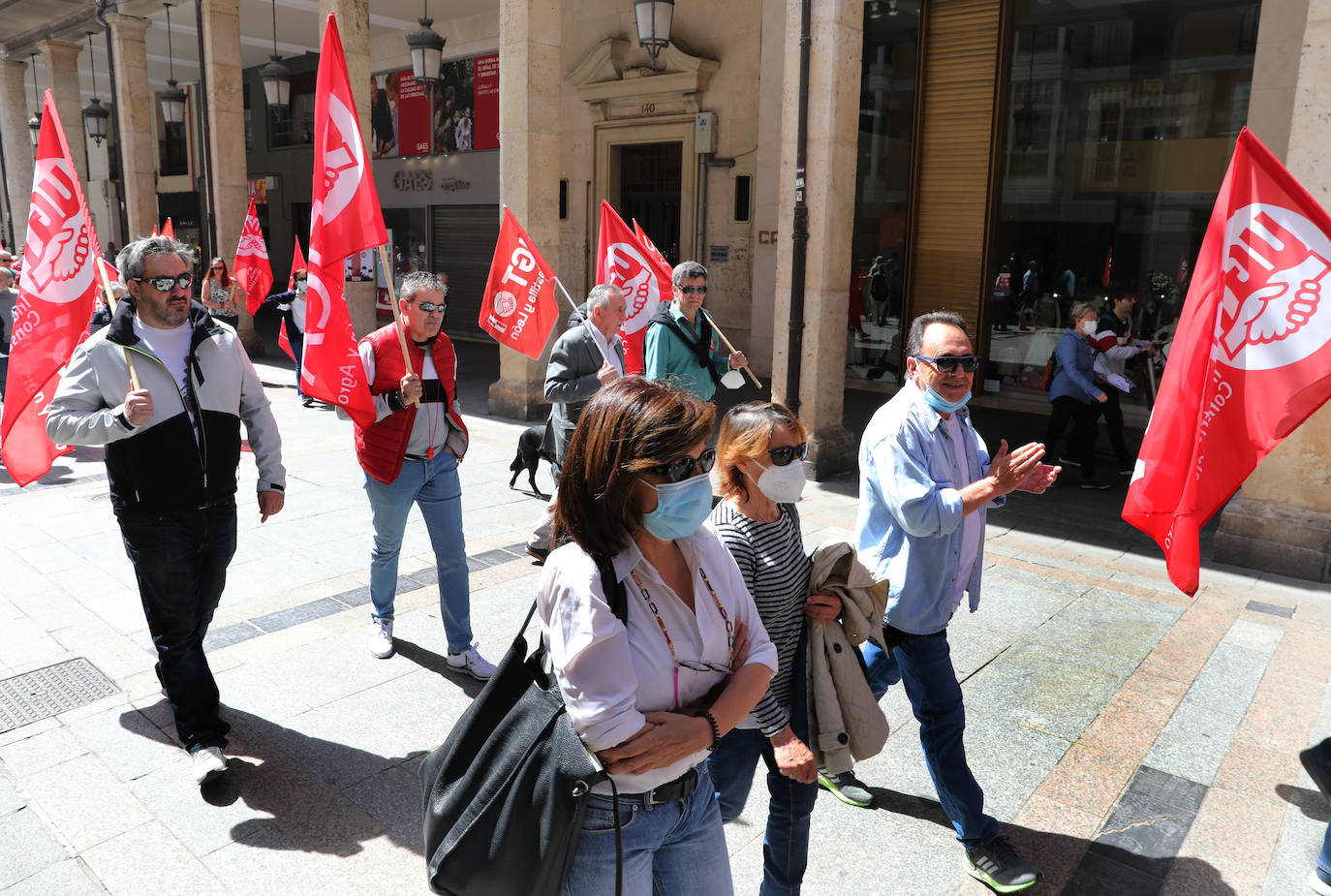 Fotos: Manifestación del Primero de Mayo en Palencia