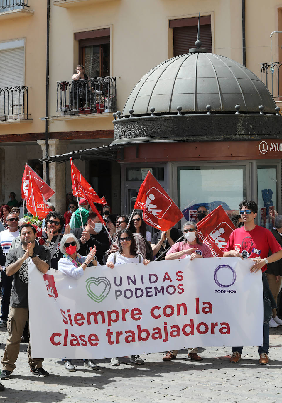 Fotos: Manifestación del Primero de Mayo en Palencia