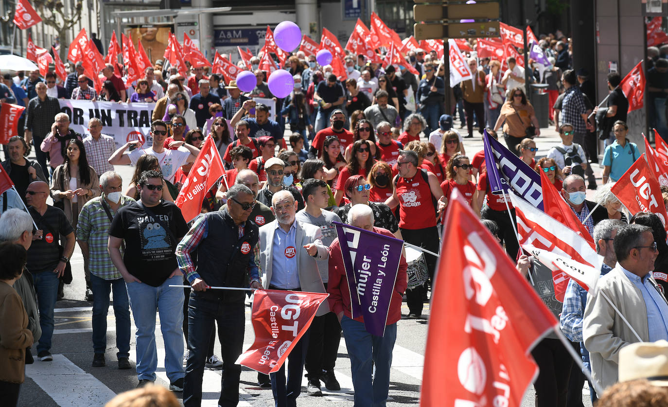 Fotos: Manifestación del 1º de Mayo por las calles de Valladolid (1/2)