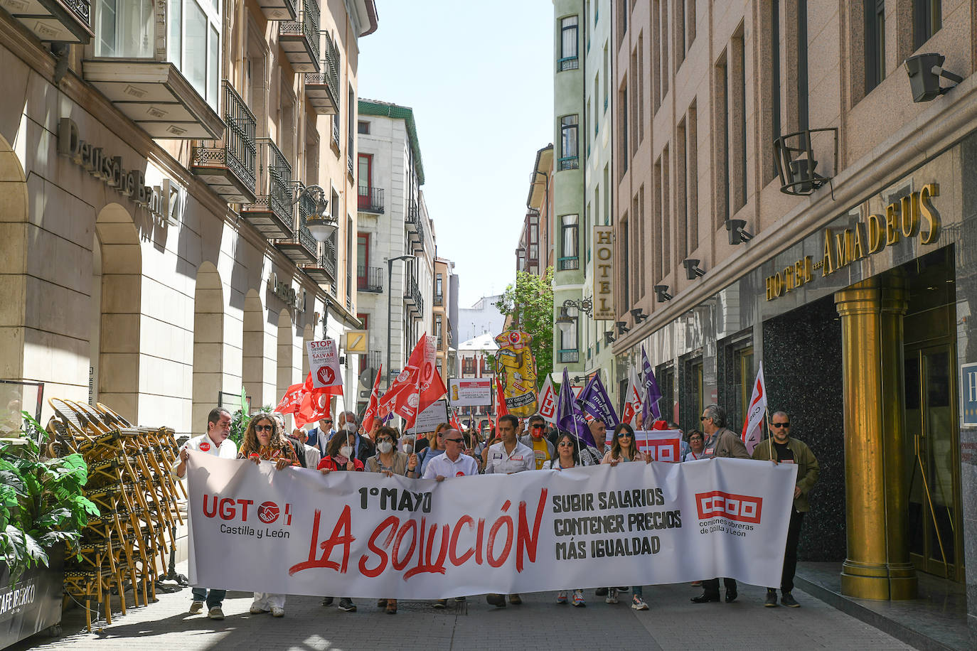 Fotos: Manifestación del 1º de Mayo por las calles de Valladolid (1/2)